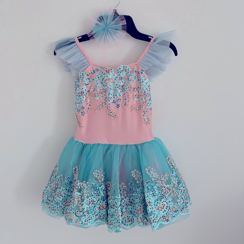 Ballerina Costume - Blue / Pink NWT